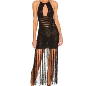 House of Harlow 1960 x REVOLVE Ariana Crochet Mini With Fringe